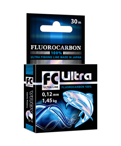 Леска Aqua FC Ultra Fluorocarbon 100%  0,40 мм